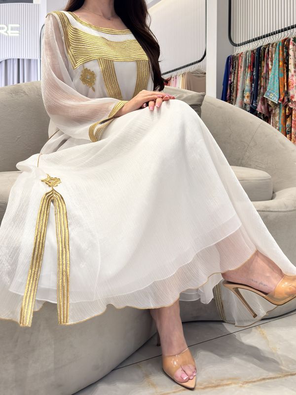 2 pc Chiffon Dress